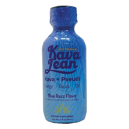 Zen Botanical Kava Lean — Blue Razz Flavor (2 fl oz)